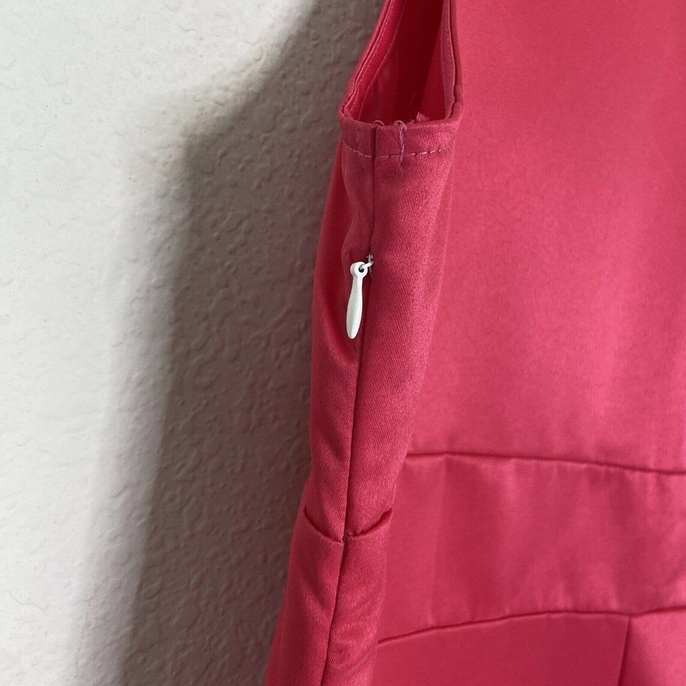 Hot Pink Sleeveles V-Neck Gown XXL NWT - Picture 5 of 9
